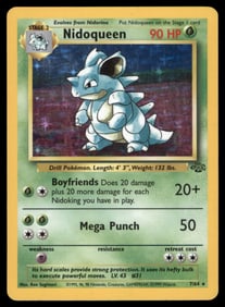 Nidoqueen (7) Jungle #07/64 Holo Pokemon Card