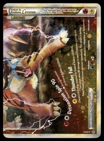 Entei & Raikou Legend (bottom) Unleashed #91/95 Holo Pokemon Card