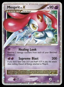 Mesprit LV.X Legends Awakened #143/146 Holo Pokemon Card