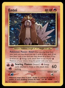 Entei (6) Neo Revelation #06/64 Holo Pokemon Card