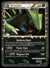 Tyranitar (Prime) Unleashed #88/95 Holo Pokemon Card