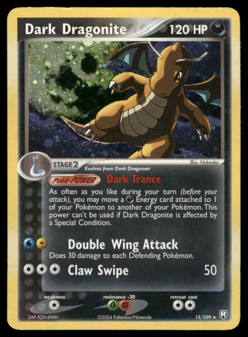 Dark Dragonite Team Rocket Returns #15/109 Holo Pokemon Card: We offer combined shipping on multiple items. Buyers may also arrange their own shipping. LiveShipping is a separate and independent option for shipping that is NOT a part of the auction house or thei
