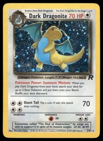 Dark Dragonite (22) Team Rocket #22/82 Holo Pokemon Card