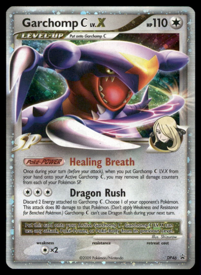 Garchomp C LV.X Diamond and Pearl Promos #DP46 Holo Pokemon Card (1 of 2)