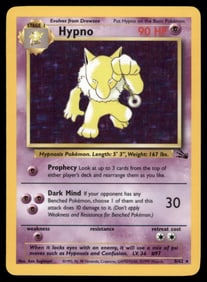 Hypno (8) Fossil #08/62 Holo Pokemon Card