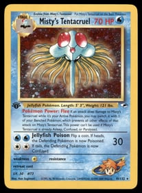 Misty's Tentacruel Gym Heroes #010/132 Holo Pokemon Card