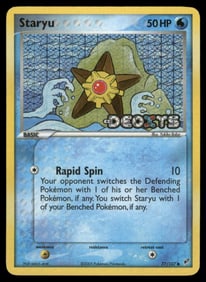 Staryu Deoxys #77/107 Holo Pokemon Card