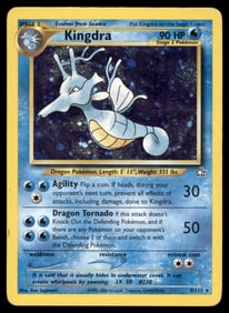 Kingdra Neo Genesis #008/111 Holo Pokemon Card