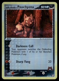 Team Magma's Poochyena Team Magma vs Team Aqua #66/95 Holo Pokemon Card
