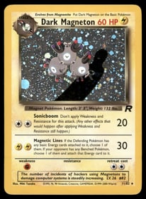 Dark Magneton (28) Team Rocket #28/82 Holo Pokemon Card