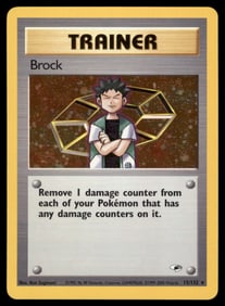 Brock (15) Gym Heroes #015/132 Holo Pokemon Card