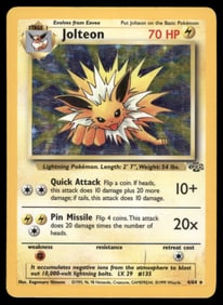 Jolteon (4) Jungle #04/64 Holo Pokemon Card