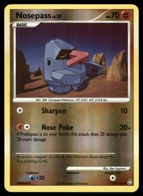 Nosepass Legends Awakened #109/146 Holo Pokemon Card