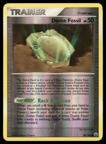 Dome Fossil Majestic Dawn #89/100 Holo Pokemon Card