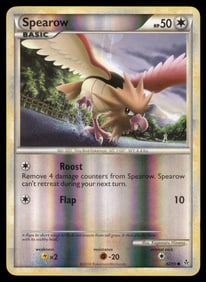 Spearow Unleashed #62/95 Holo Pokemon Card