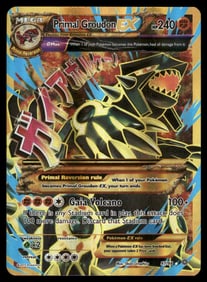 Primal Groudon EX (Shiny Full Art) XY - Ancient Origins #97/98 Holo Pokemon Card