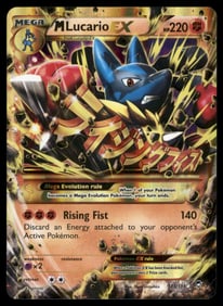 M Lucario EX (Secret) XY - Furious Fists #113/111 Holo Pokemon Card