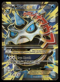 M Glalie EX (Full Art) XY - BREAKthrough #156/162 Holo Pokemon Card