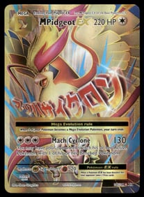 M Pidgeot EX (Full Art) XY - Evolutions #105/108 Holo Pokemon Card