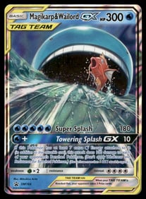 Magikarp & Wailord GX SM Promos #SM166 Holo Pokemon Card