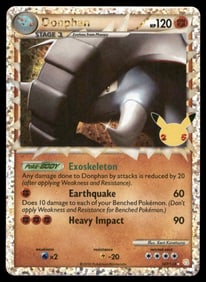 Donphan (Prime) Celebrations: Classic Collection #107/123 Holo Pokemon Card