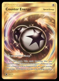 Counter Energy (Secret) SM - Crimson Invasion #122/111 Holo Pokemon Card