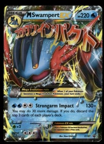 M Swampert EX XY Promos #XY87 Holo Pokemon Card