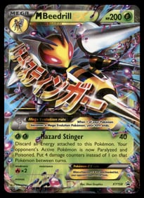 M Beedrill EX XY Promos #XY158 Holo Pokemon Card