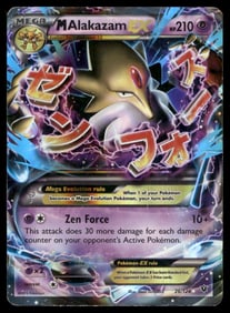 M Alakazam EX XY - Fates Collide #26/124 Holo Pokemon Card