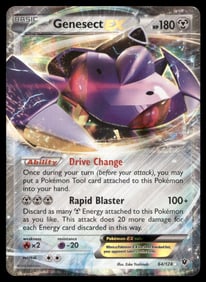 Genesect EX XY - Fates Collide #64/124 Holo Pokemon Card