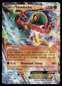 Hawlucha EX XY - Furious Fists #64/111 Holo Pokemon Card