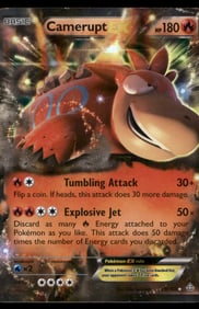 Camerupt EX XY - Primal Clash #29/160 Holo Pokemon Card