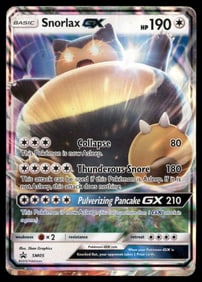 Snorlax GX SM Promos #SM05 Holo Pokemon Card
