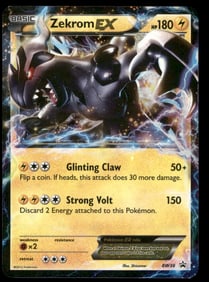Zekrom EX Black and White Promos #BW38 Holo Pokemon Card