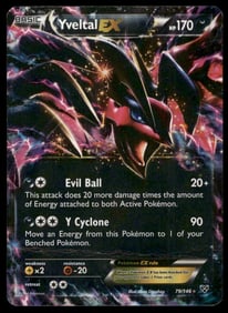 Yveltal EX XY Base Set #79/146 Holo Pokemon Card