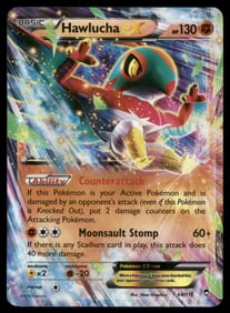 Hawlucha EX XY - Furious Fists #64/111 Holo Pokemon Card