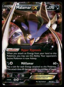 Malamar EX XY - Phantom Forces #58/119 Holo Pokemon Card