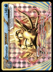 Omastar BREAK XY - Fates Collide #19/124 Holo Pokemon Card