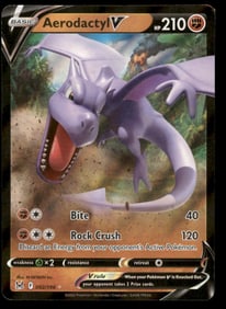 Aerodactyl V SWSH11: Lost Origin #092/196 Holo Pokemon Card