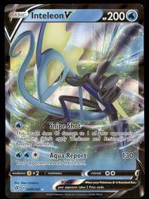 Inteleon V SWSH02: Rebel Clash #049/192 Holo Pokemon Card