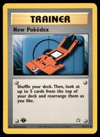 New Pokedex Neo Genesis #095/111 1st. ED. Pokemon Card