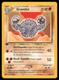 Graveler Neo Revelation #30/64 1st. ED. Pokemon Card