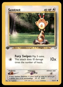 Sentret Neo Genesis #071/111 1st. ED. Pokemon Card