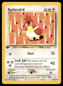 Farfetch'd Neo Revelation #43/64 1st. ED. Pokemon Card
