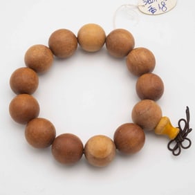 Chinese Sandalwood Bead Bracelet