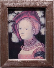 Vintage Print On Paper Judith After Lucas Cranach The Elder
