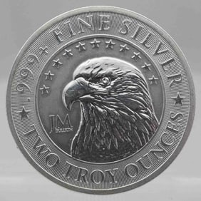 JM Bullion Eagle 2oz Silver Round