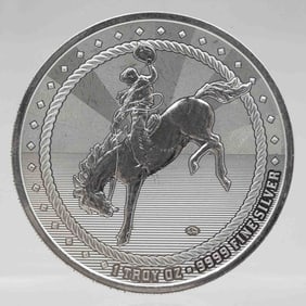 Scottsdale Mint Cowboy 1oz Silver Round