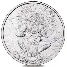 Aztec God Of Death 1oz Silver Round