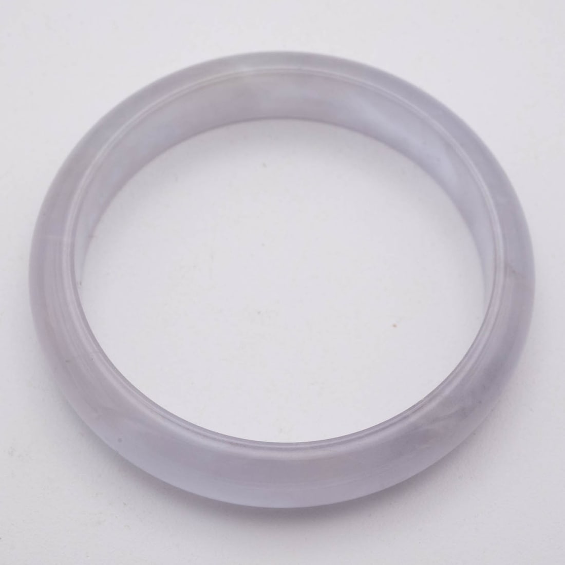 Chinese Translucent Lavender Jade Bangle (1 of 3)